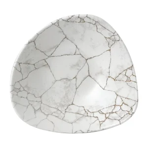 Churchill Studio Prints Kintsugi Agate Grey Lotus Bowls 228mm (12 Pack)