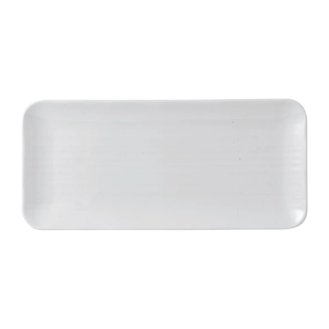 Dudson White Organic Rectangular Plates 346x156mm (6 Pack)