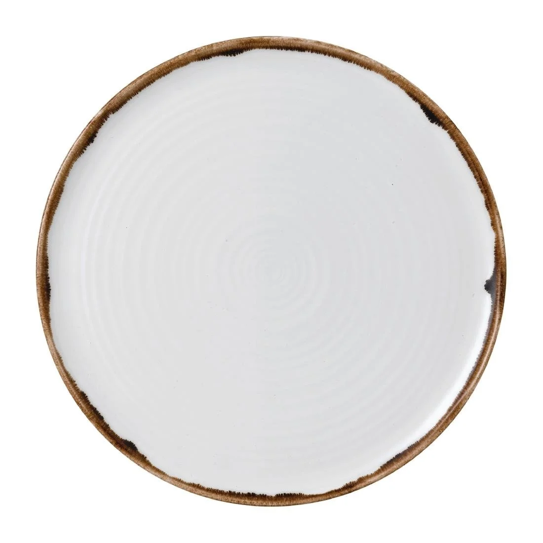 Dudson Harvest Organic Coupe Flat Plates Natural 318mm (6 Pack)