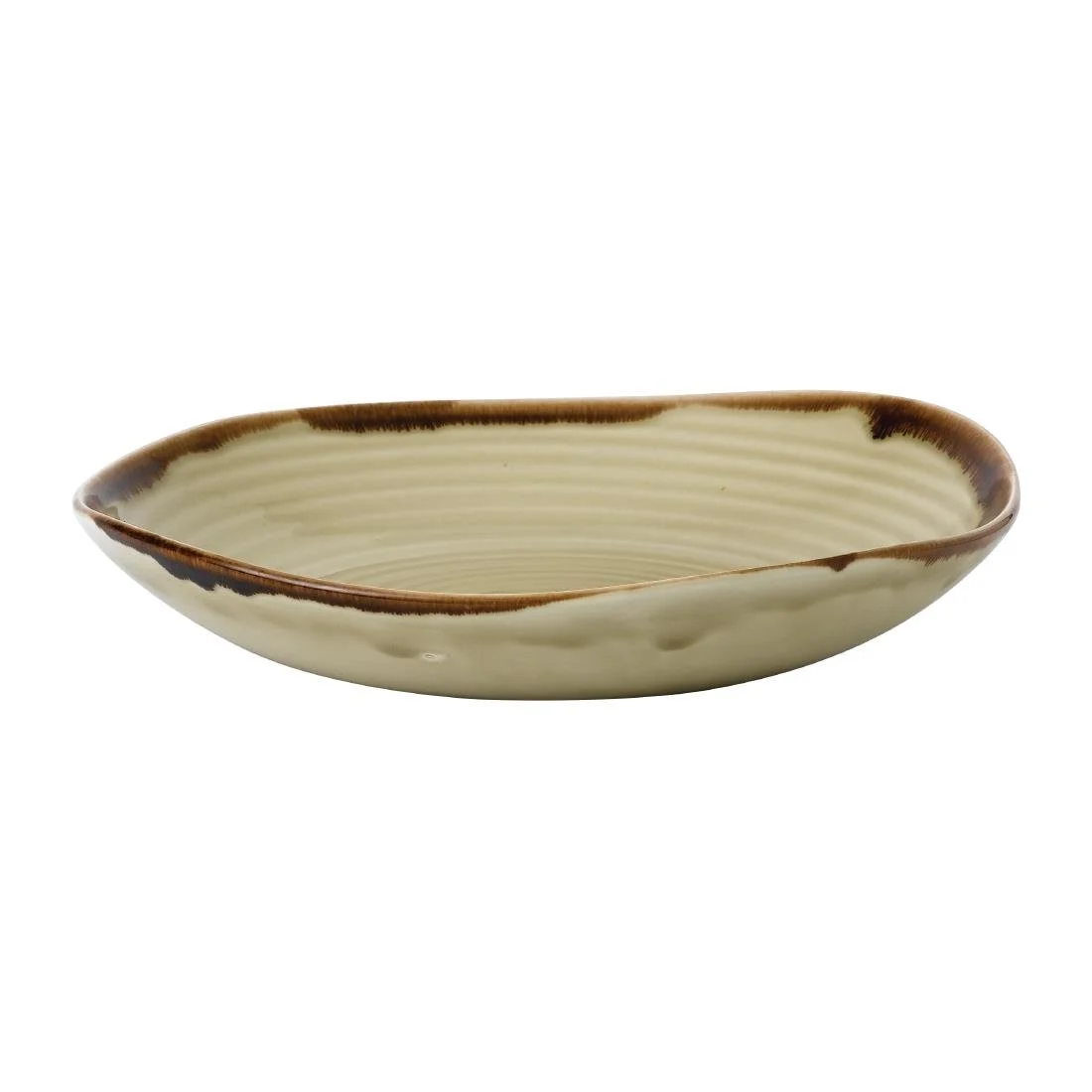 Dudson Harvest Organic Coupe Wobbly Bowls 295mm Linen (6 Pack) - Image 4