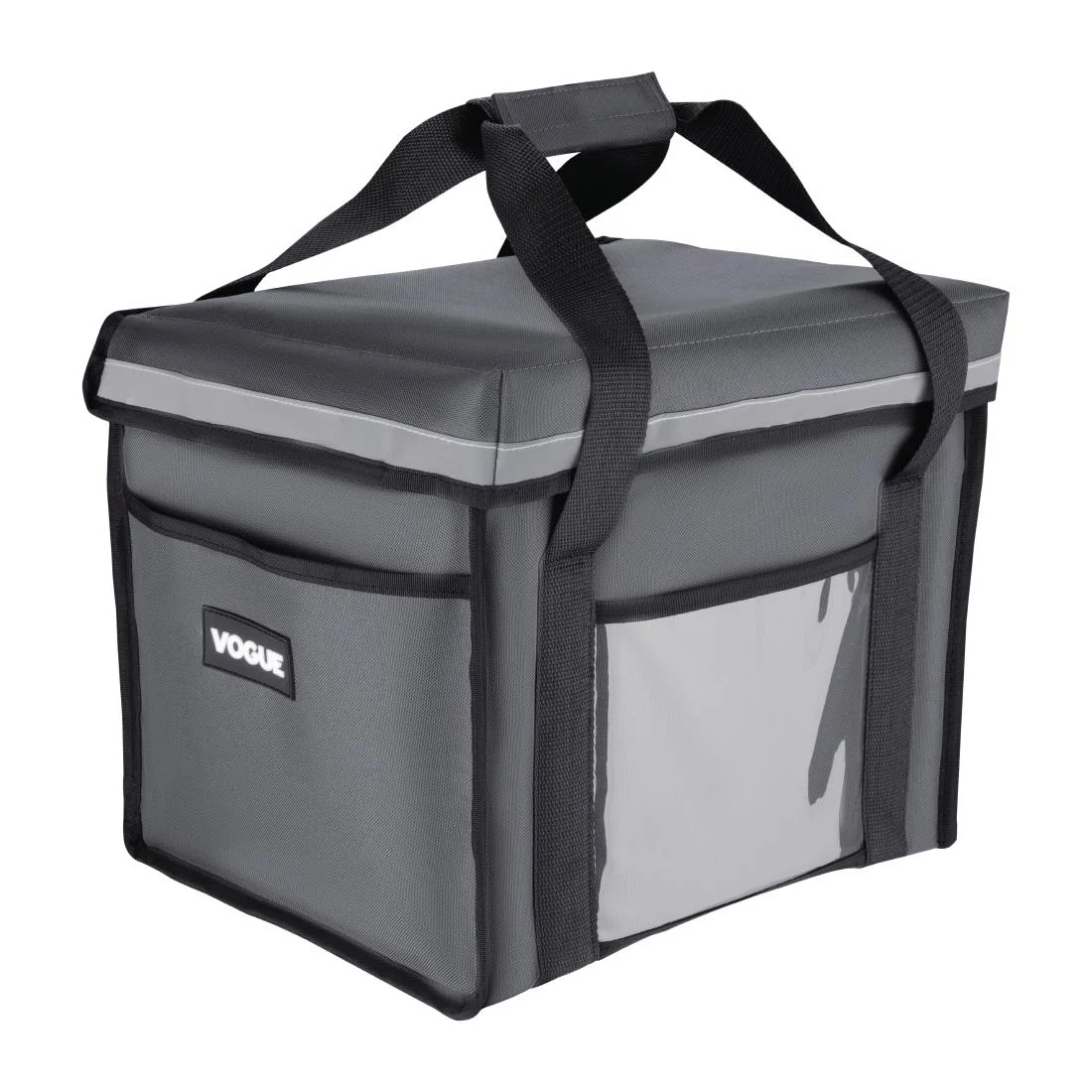 Vogue Insulated Folding Delivery Bag Grey