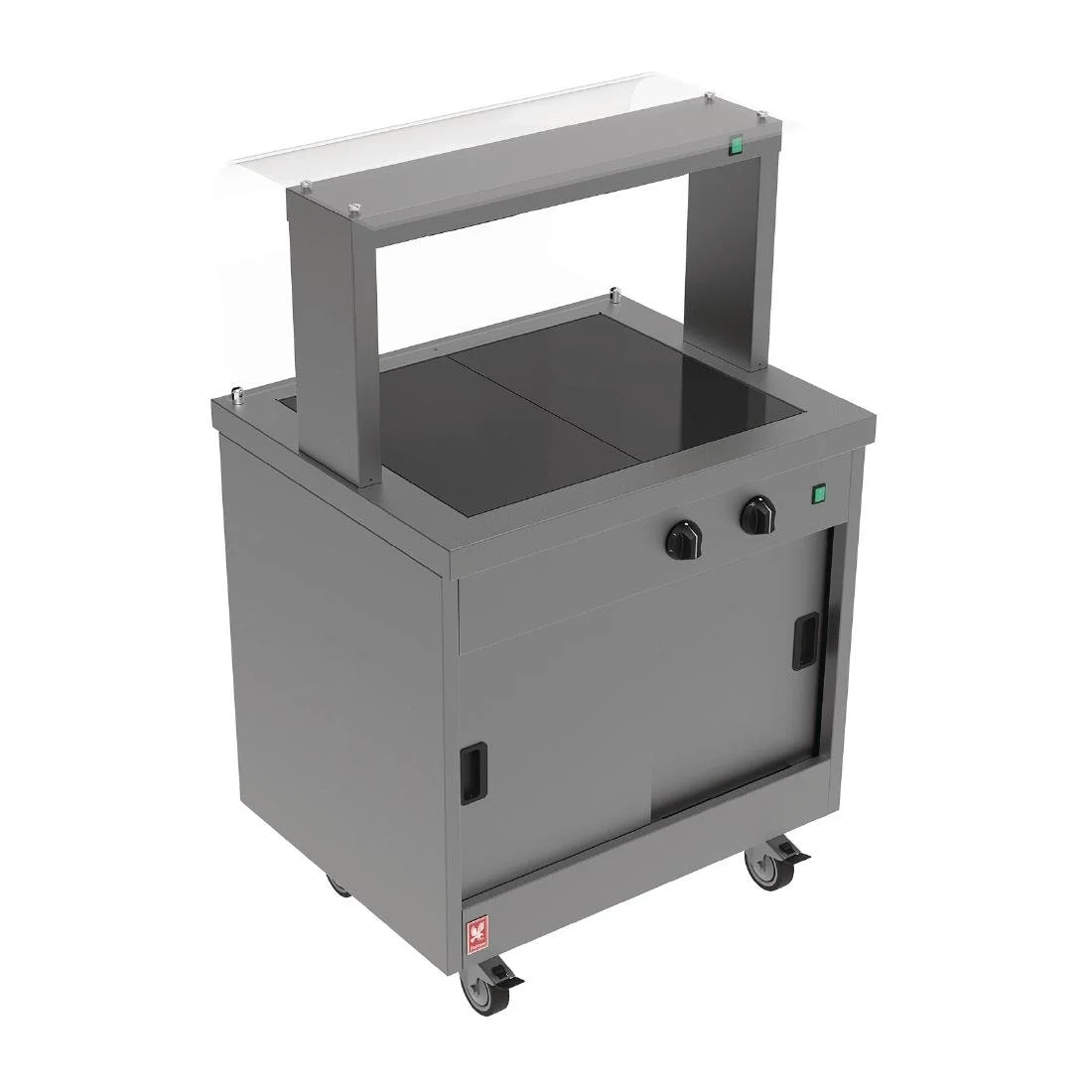 Falcon Hot Cupboard Servery Counter with Gantry FC2