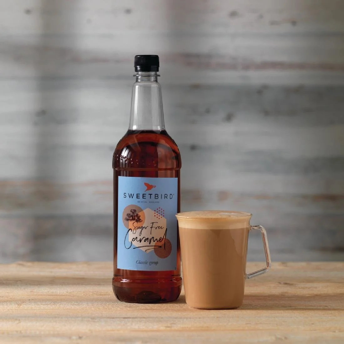 Sweetbird Sugar-free Caramel Syrup 1Ltr - Image 2