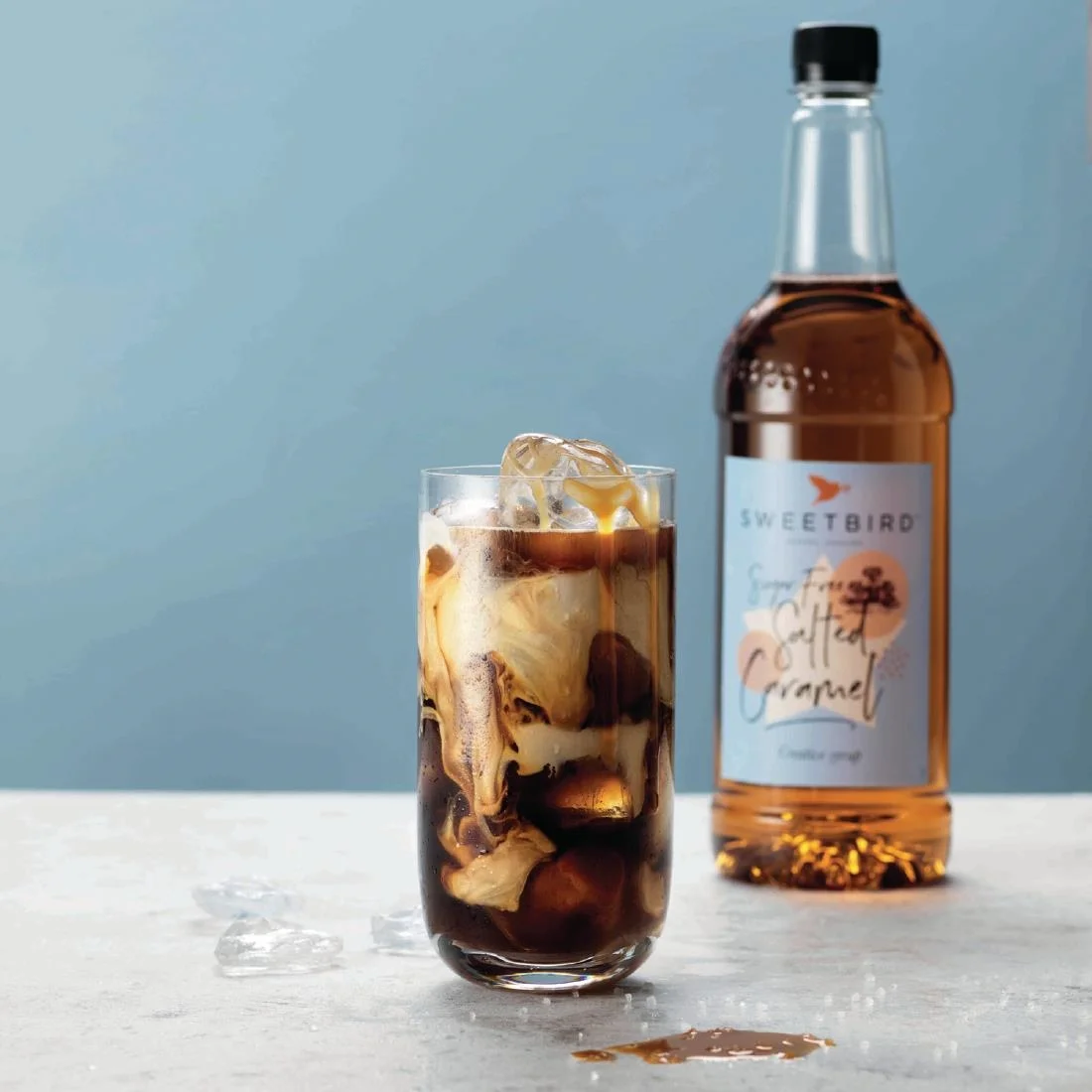 Sweetbird Sugar-free Salted Caramel Syrup 1Ltr - Image 2