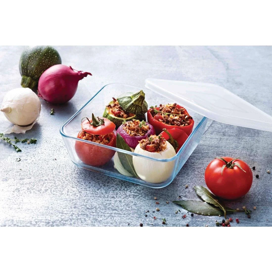 Pyrex Cook & Freeze Square Dish with Lid 2Ltr - Image 3