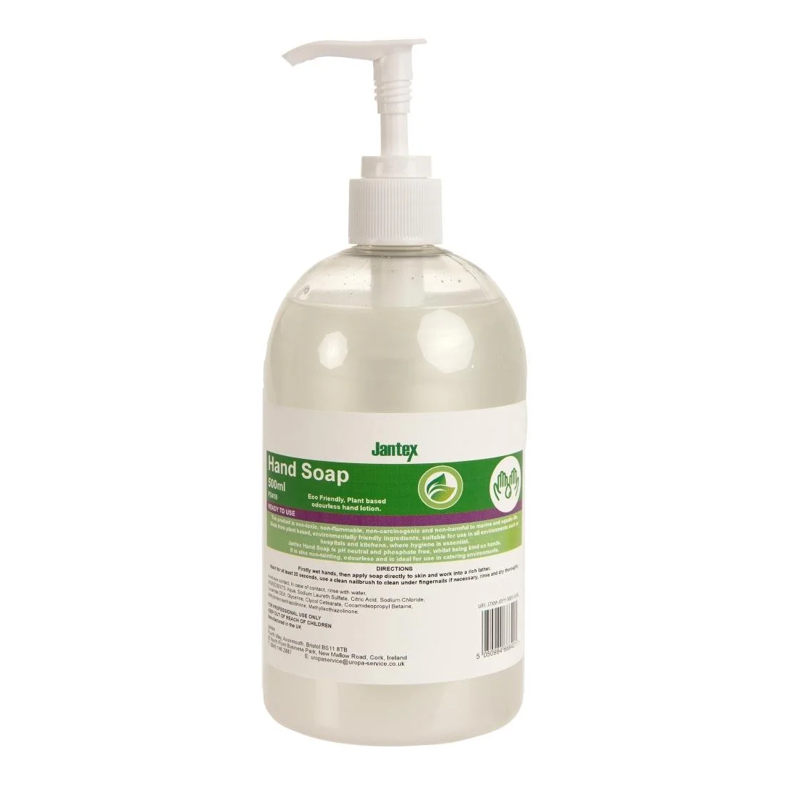 Jantex Green Hand Soap Lotion Ready To Use 500ml - Image 2