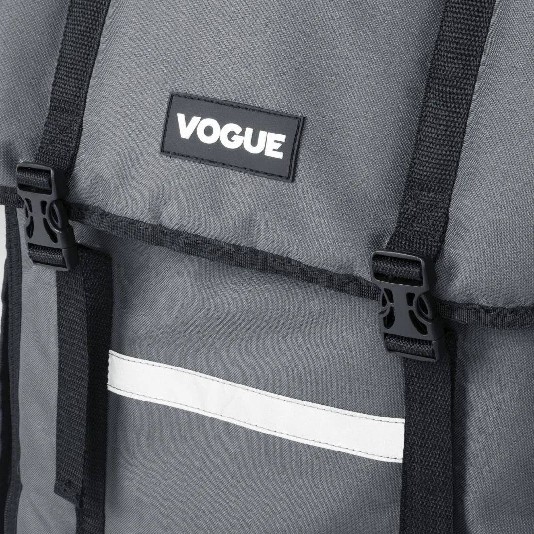 Vogue Insulated Delivery Back Pack Grey 550x400x400mm - Image 4