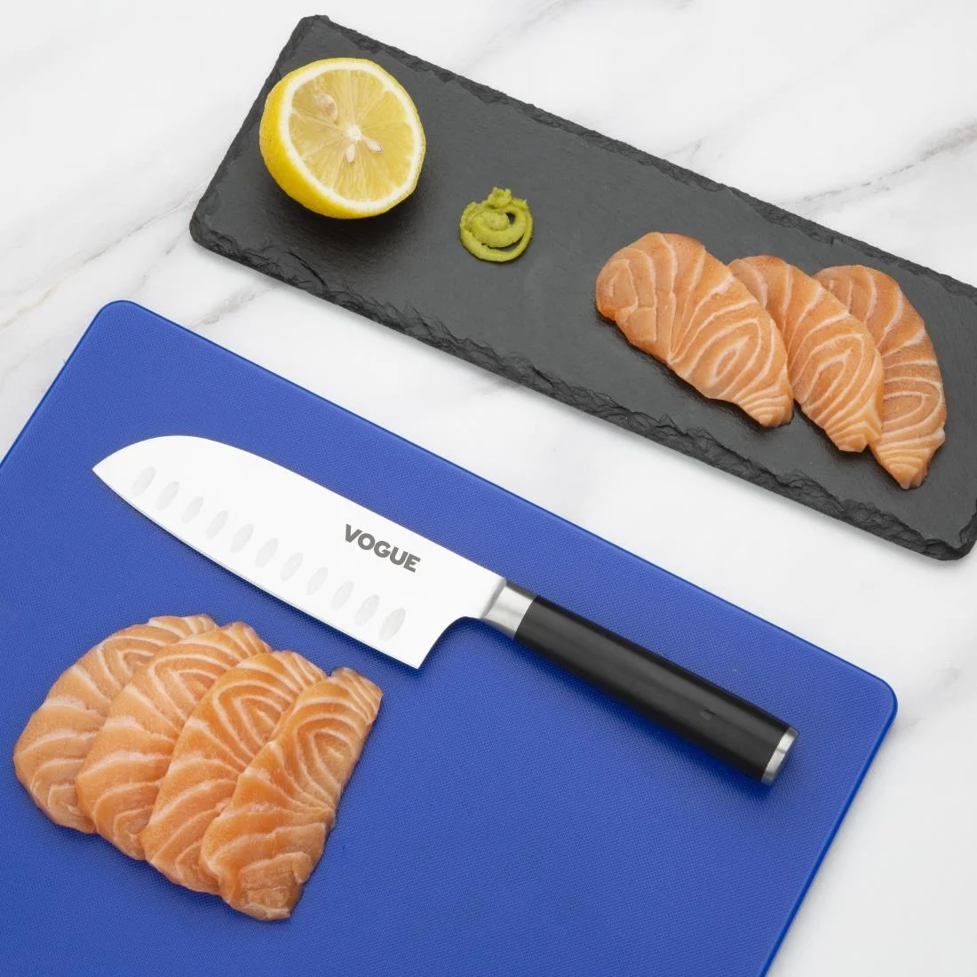 Vogue Bistro Santoku Knife Black 14.2cm - Image 6