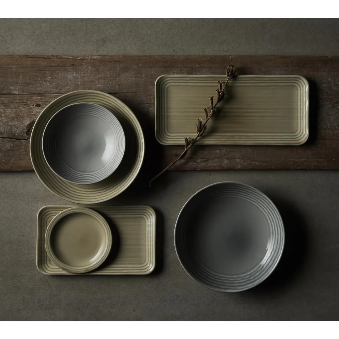 Dudson Harvest Norse Coupe Bowls Grey 182mm (12 Pack) - Image 3