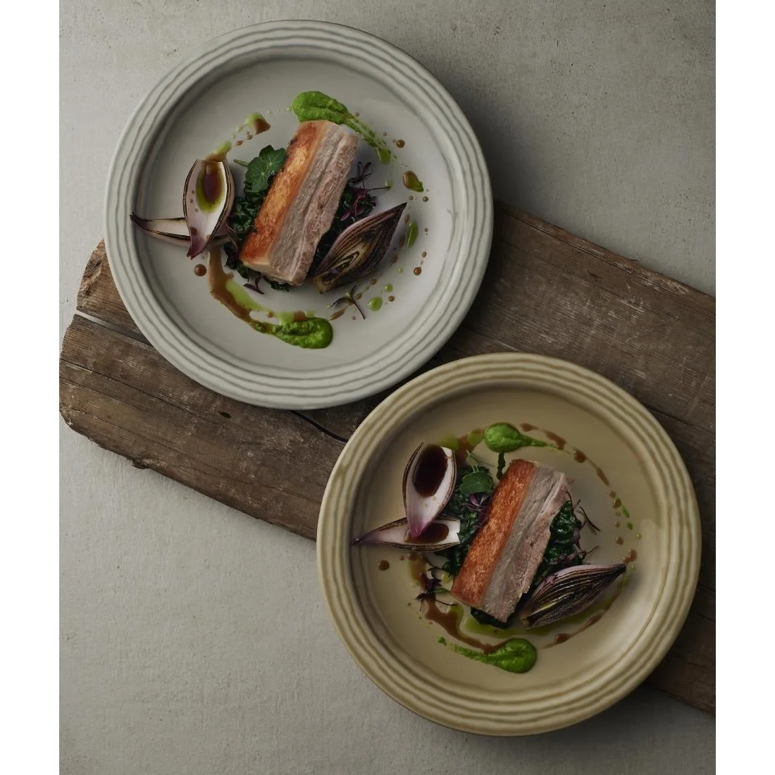 Dudson Harvest Norse Nova Plates Grey 203mm (12 Pack) - Image 2