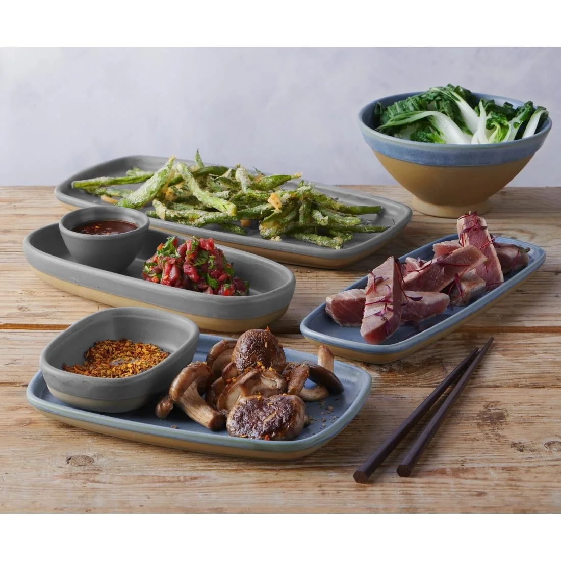 Churchill Emerge Oslo Blue Footed Bowls 155mm (6 Pack) - Image 3