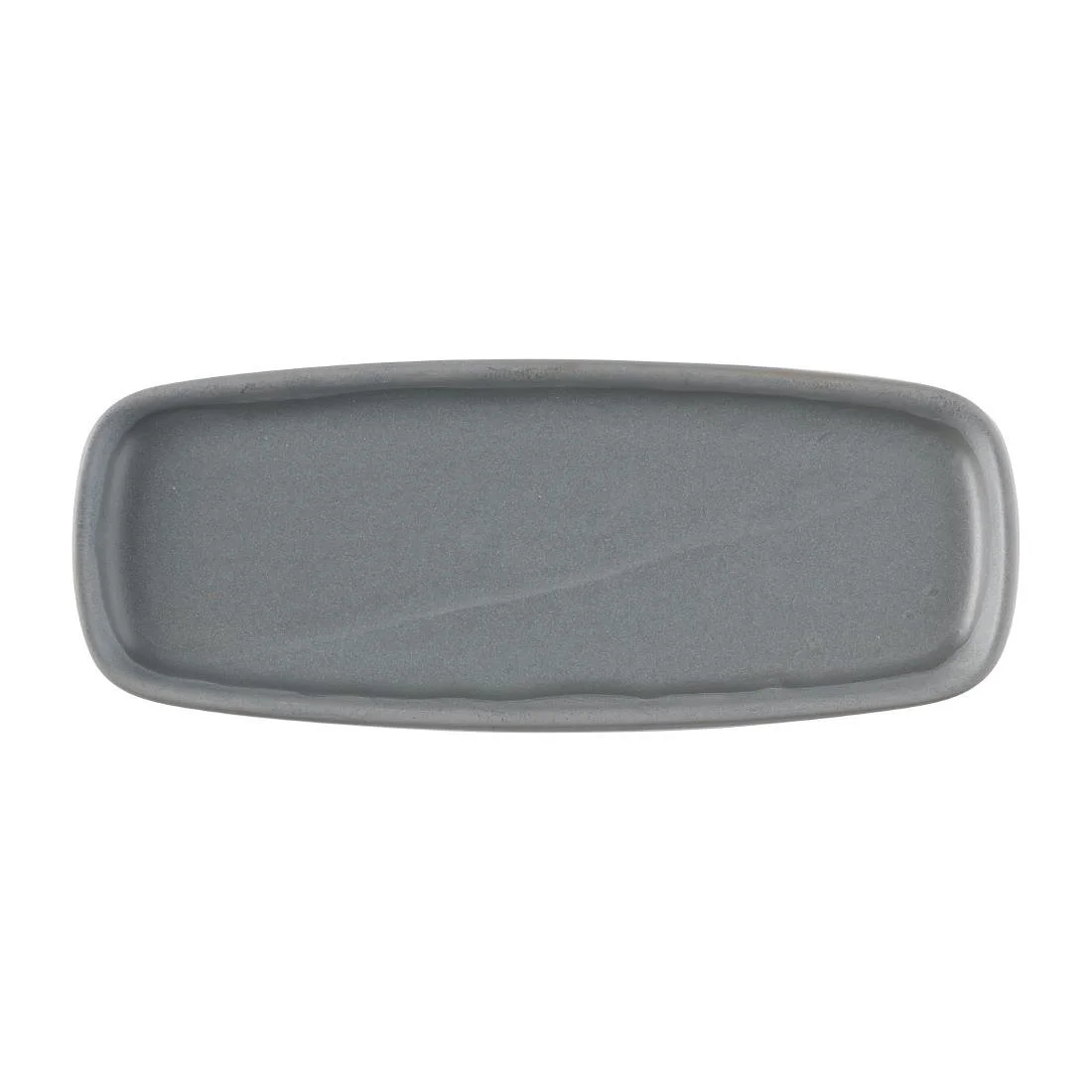 Churchill Emerge Seattle Grey Oblong Plates 254x77mm (6 Pack) - Image 1