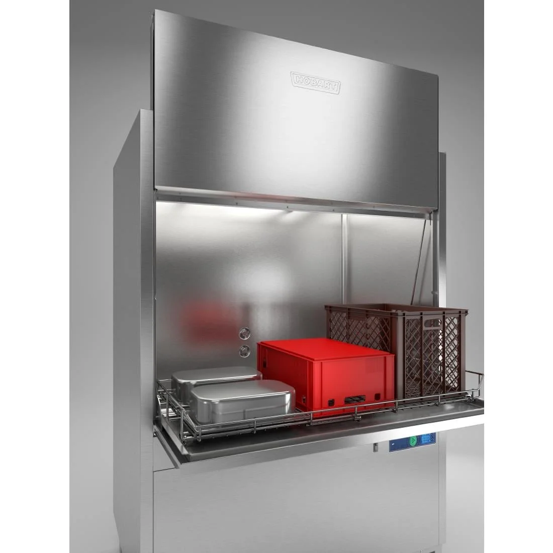 Hobart Twin Utensil Washer with Drain and Exhaust Heat Recovery UXTRC-10A - Image 7