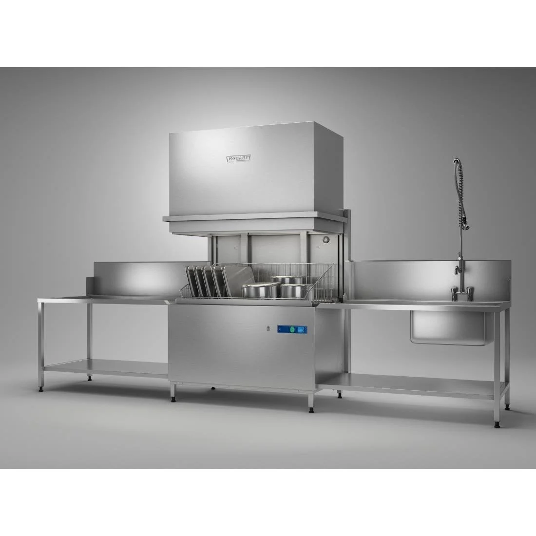 Hobart Twin Pass Through Utensil Washer UXTH-10A - Image 3