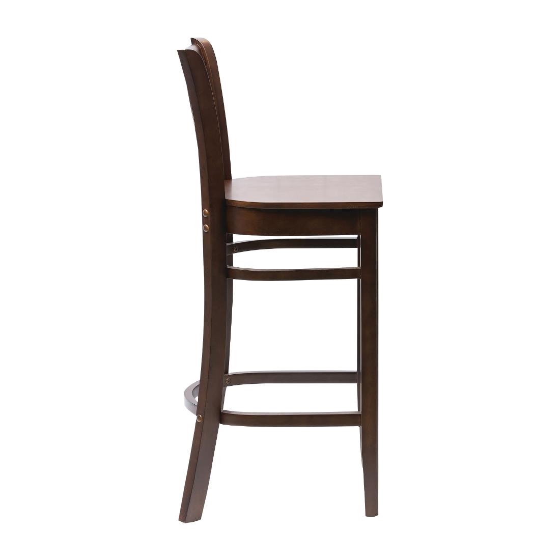 Manhattan Dark Walnut Bar Chair