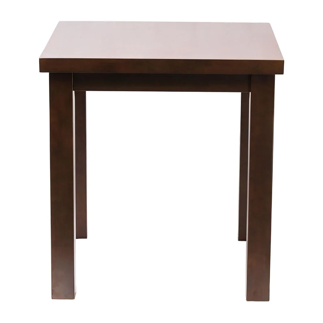 Kendal Square Dining Table Dark Wood 700x700mm - Image 2