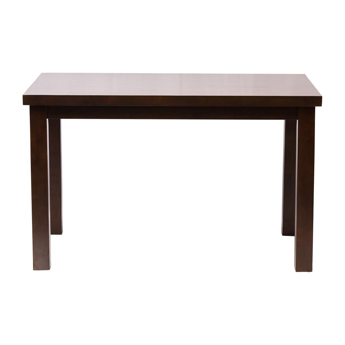 Kendal Rectangle Dining Table Dark Wood 1200x700mm