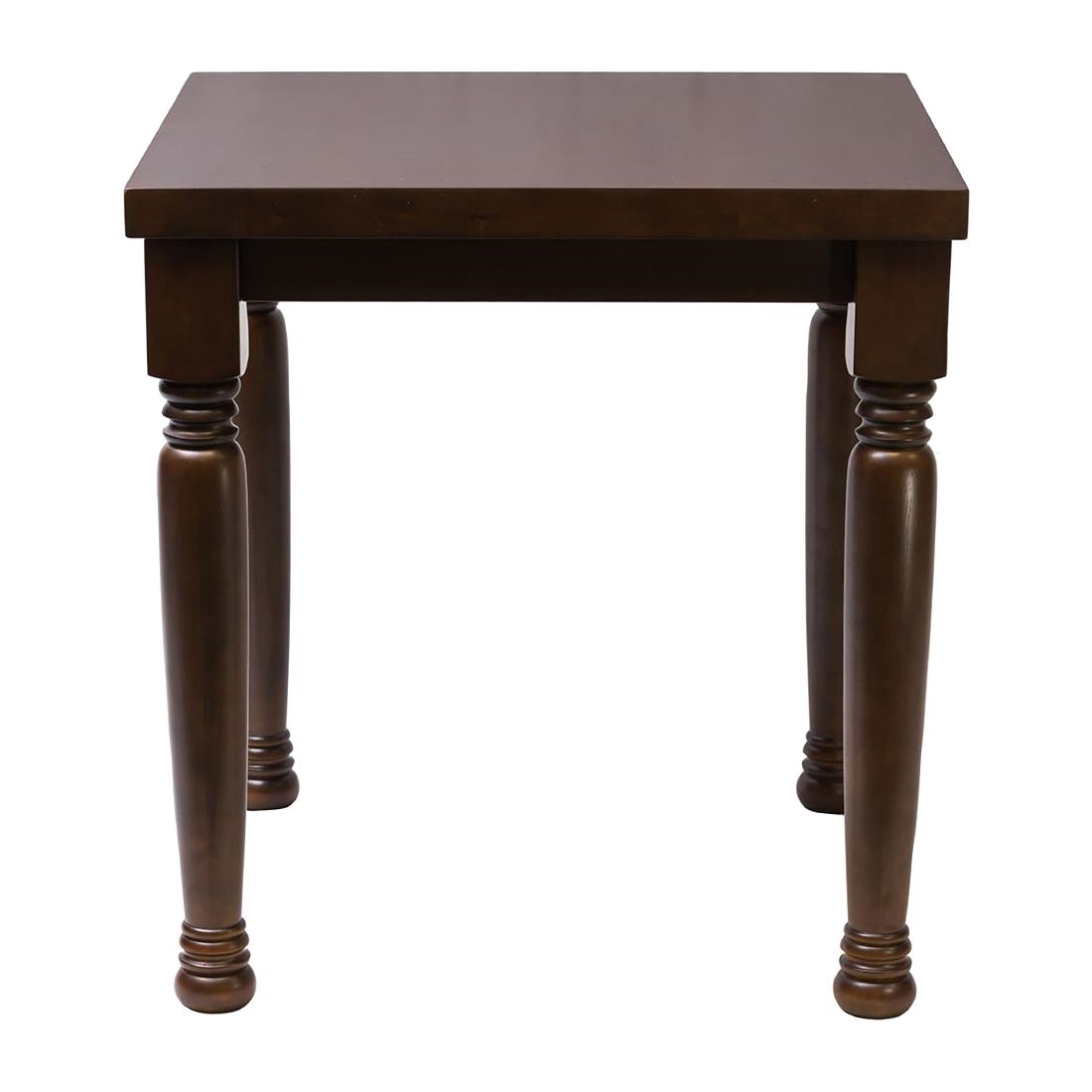 Cotswold Dark Wood Square Dining Table 700x700mm