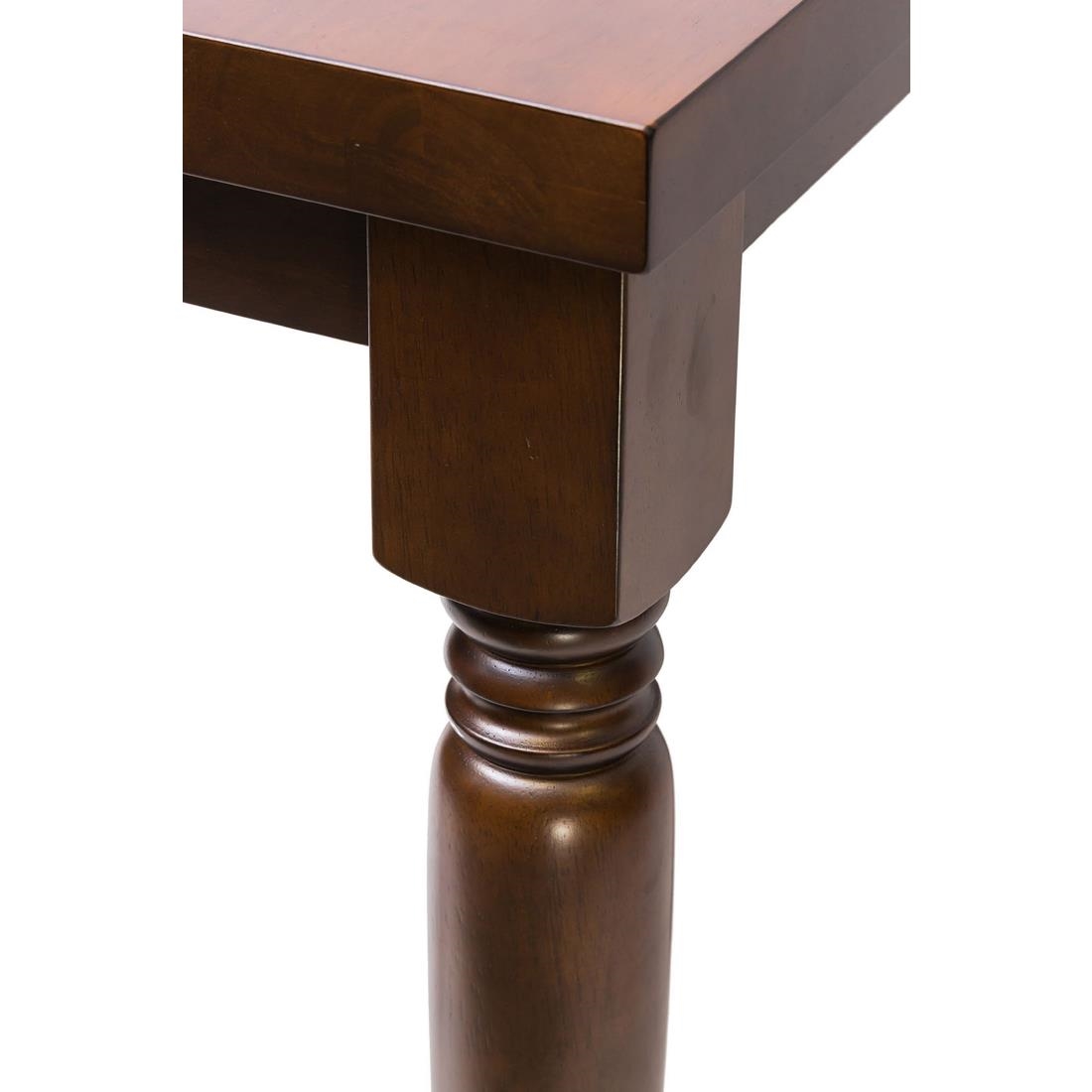 Cotswold Dark Wood Square Dining Table 700x700mm