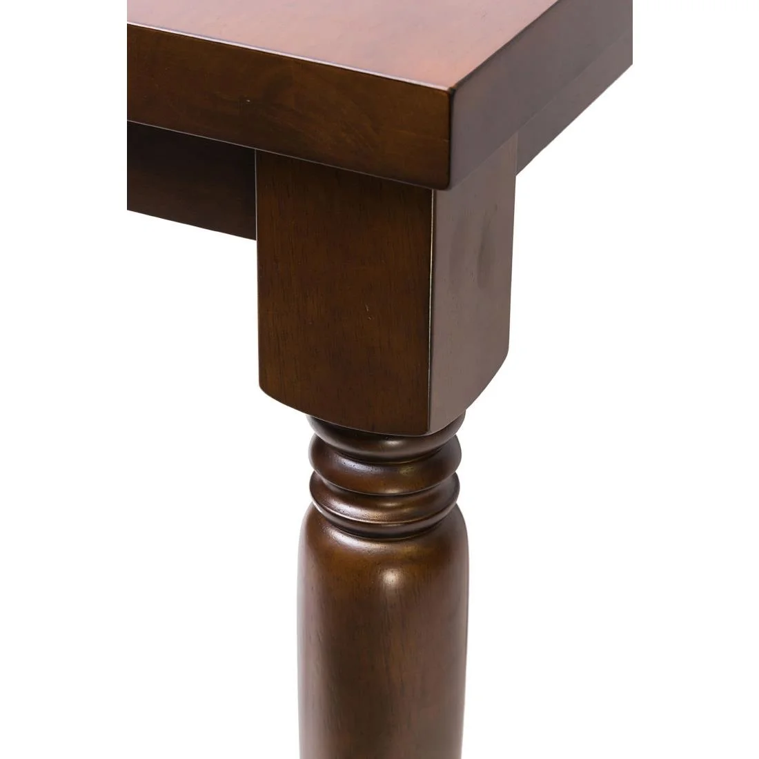 Cotswold Dark Wood Rectangular Dining Table 1200x700mm - Image 3
