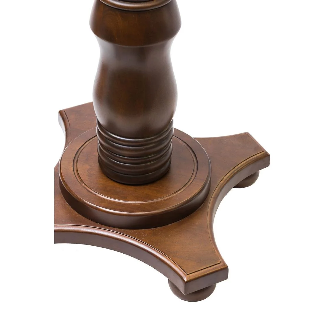 Islington Poseur Round Table Dark Wood 700mm - Image 3
