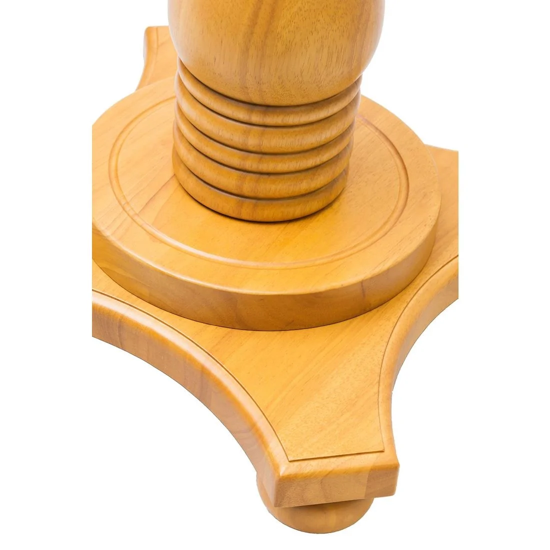 Islington Poseur Round Table Soft Oak 700mm - Image 3