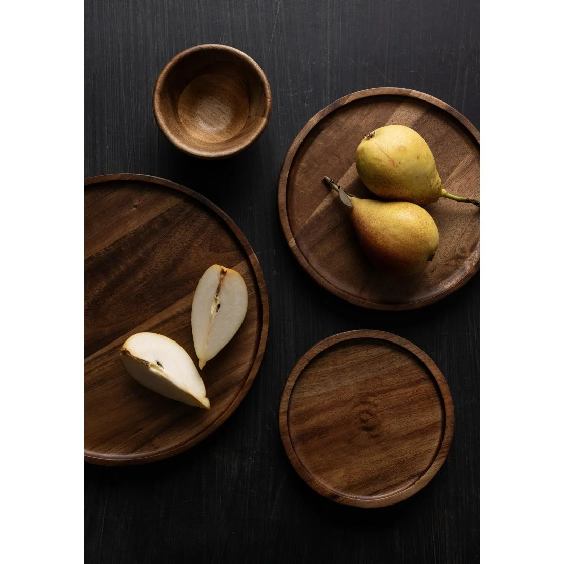 Olympia Acacia Round Plate 150mm - Image 3