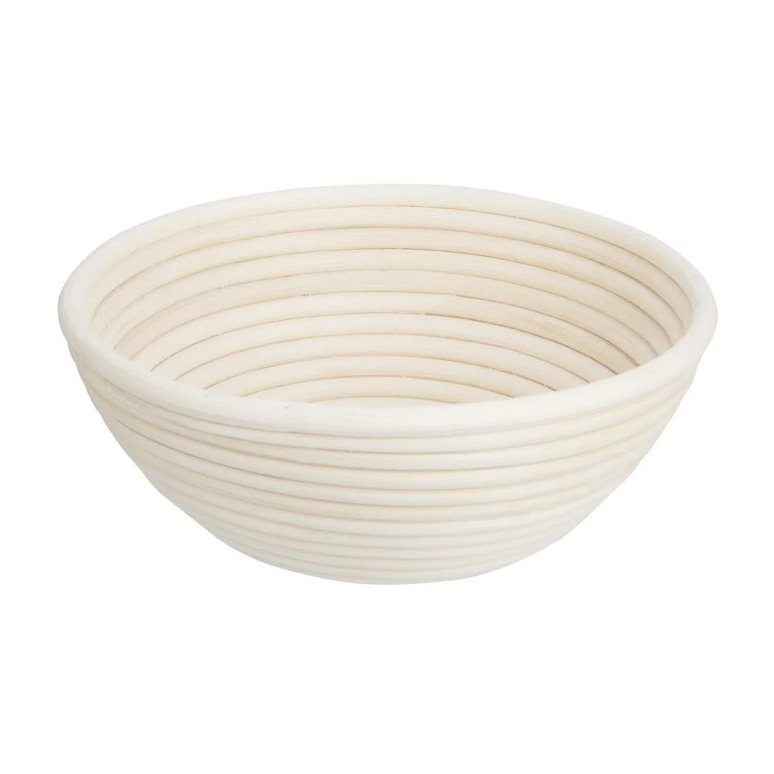 Vogue Rattan Proving Round Basket 220x80mm - Image 1