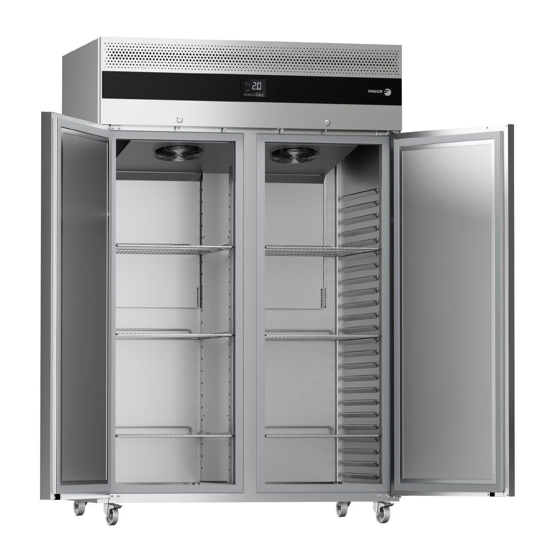 Fagor Advance Gastronorm Upright Cabinet Fridge 2 Door AUP-22G CR - Image 4