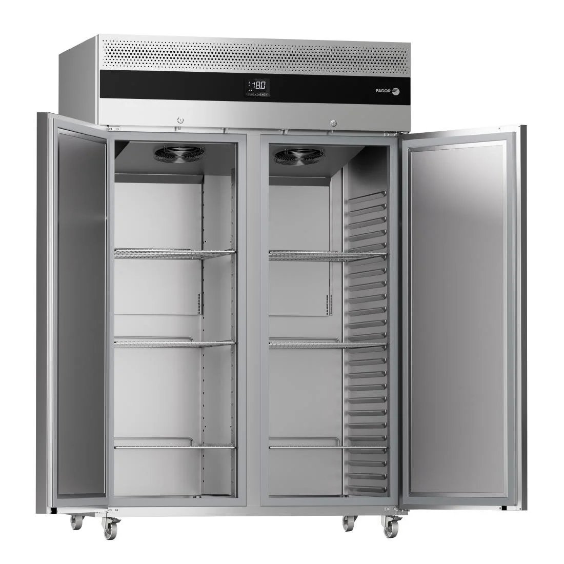 Fagor Advance Gastronorm Upright Cabinet Freezer 2 Door AUN-22G CR - Image 3