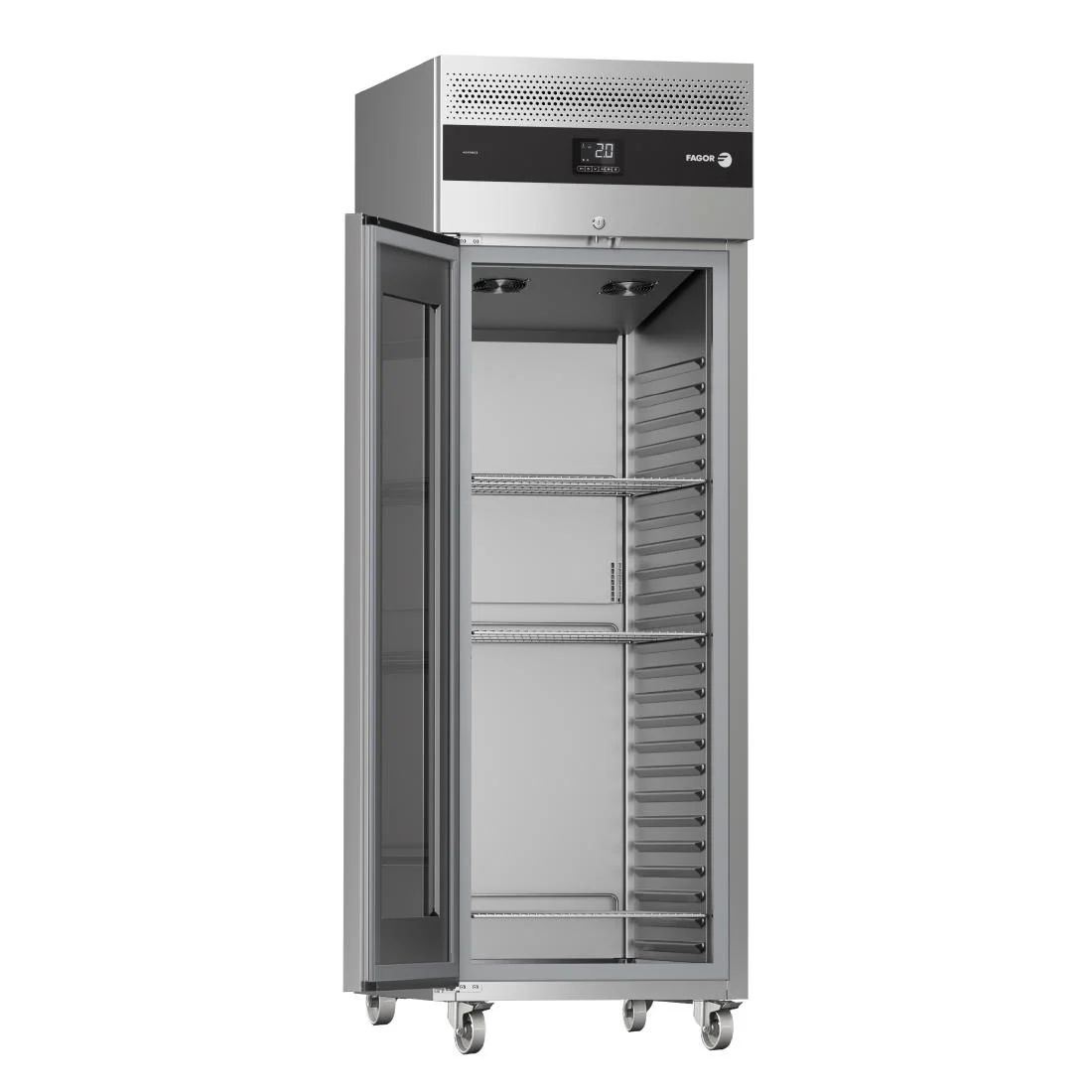 Fagor Advance Gastronorm Upright Cabinet Display Fridge 1 Door AUP-11G GD - Image 2