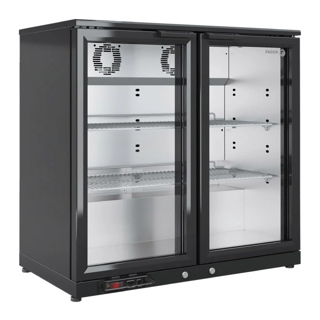Fagor EERM Series Back Bar Cooler 2 Door Black EERM-2