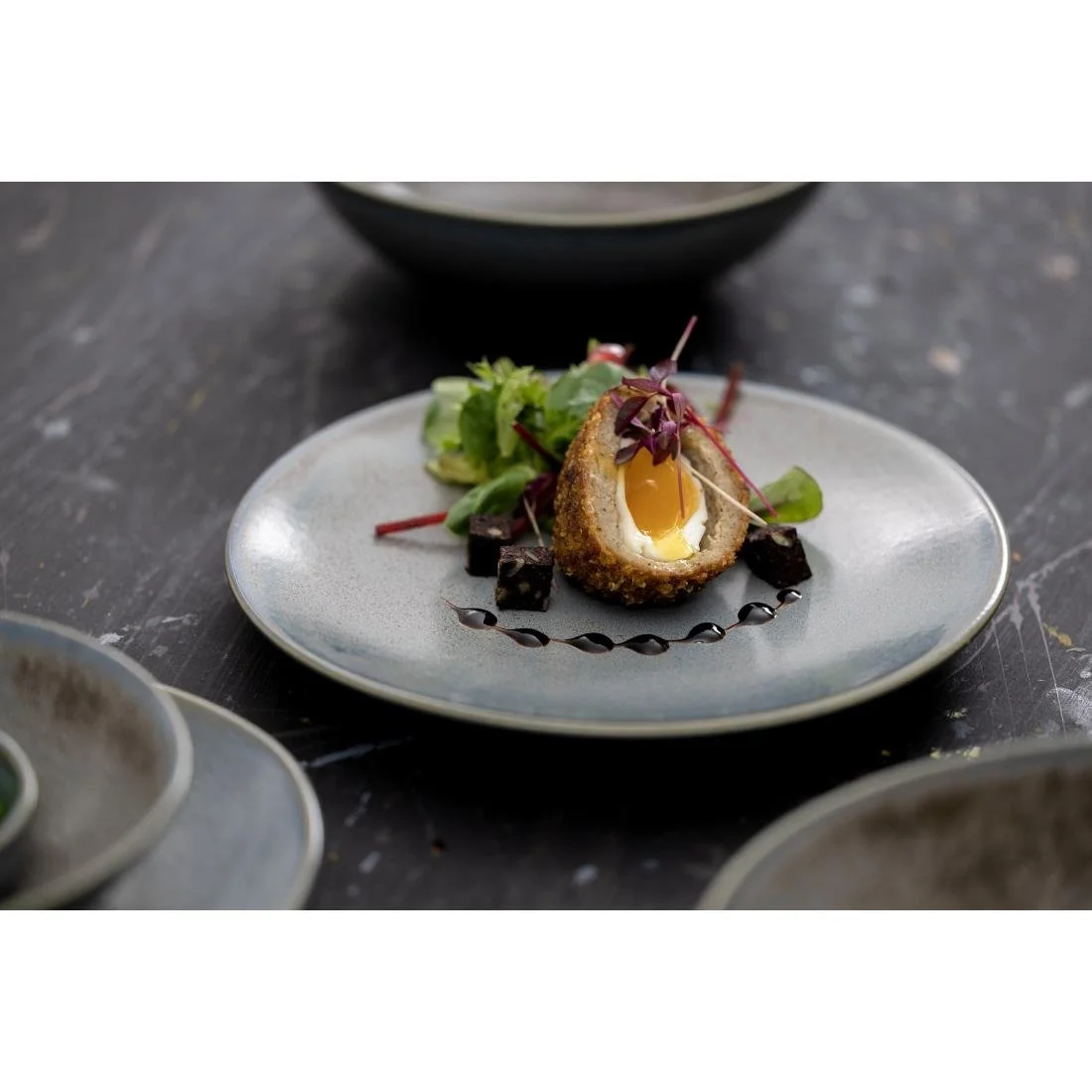 Olympia Ember Coupe Bowls Blue 200mm (4 Pack) - Image 3