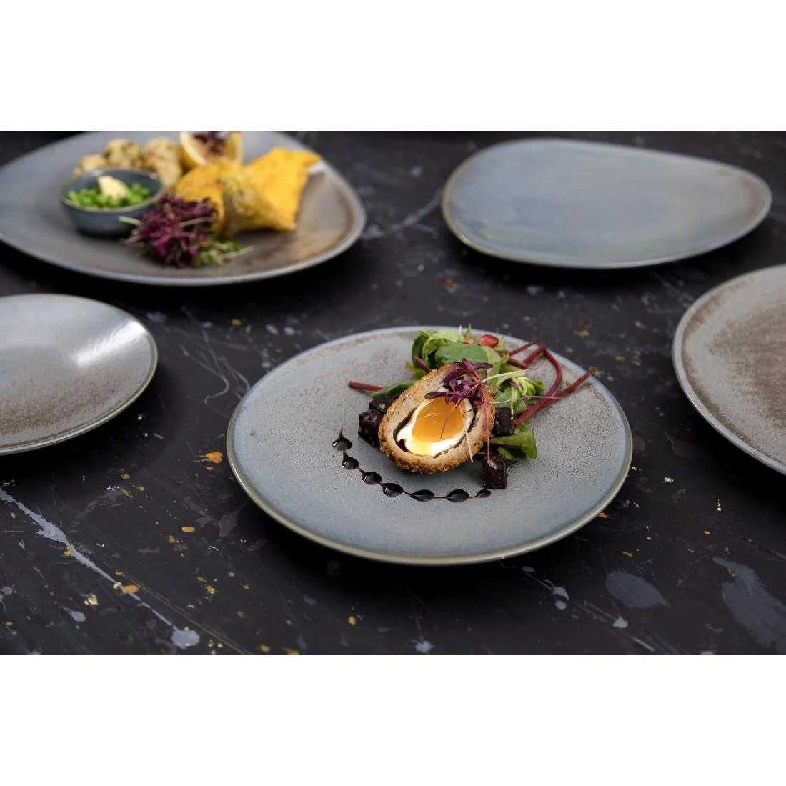 Olympia Ember Blue Coupe Plates 180mm (6 Pack) - Image 7