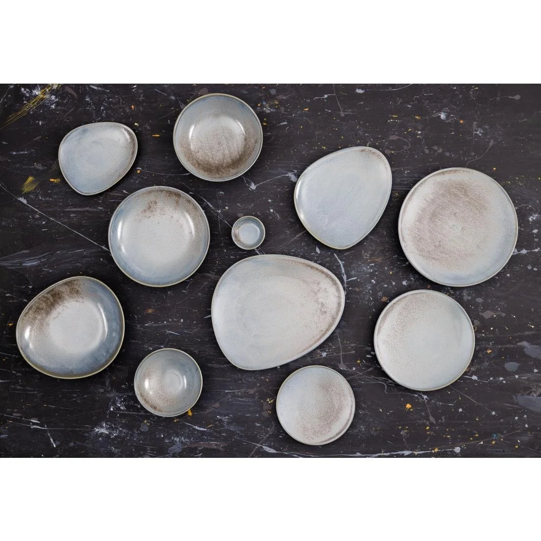 Olympia Ember Blue Coupe Plates 180mm (6 Pack) - Image 8