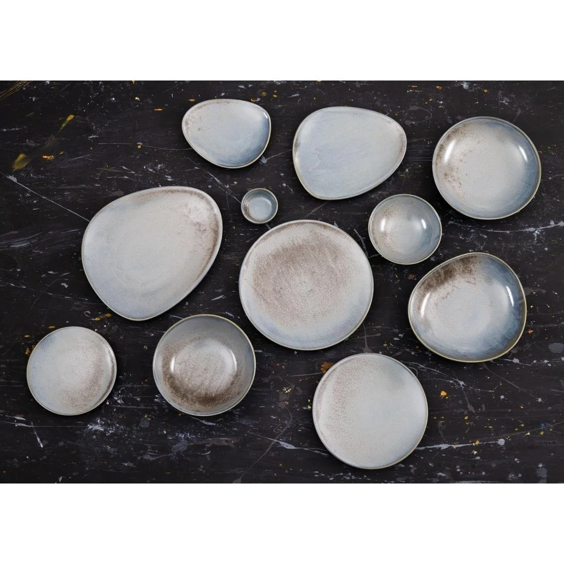 Olympia Ember Coupe Bowls Blue 200mm (4 Pack) - Image 9