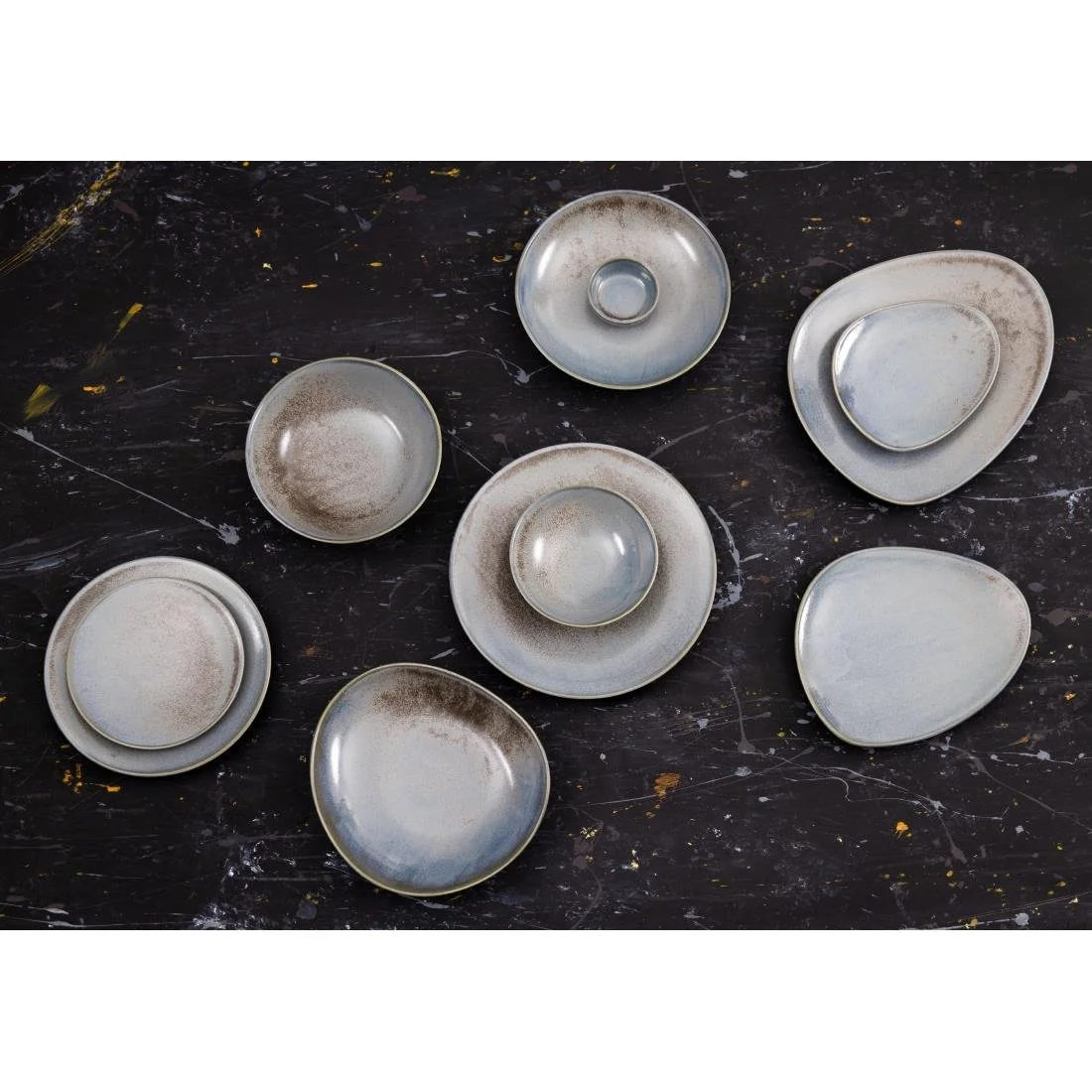 Olympia Ember Coupe Bowls Blue 200mm (4 Pack) - Image 12