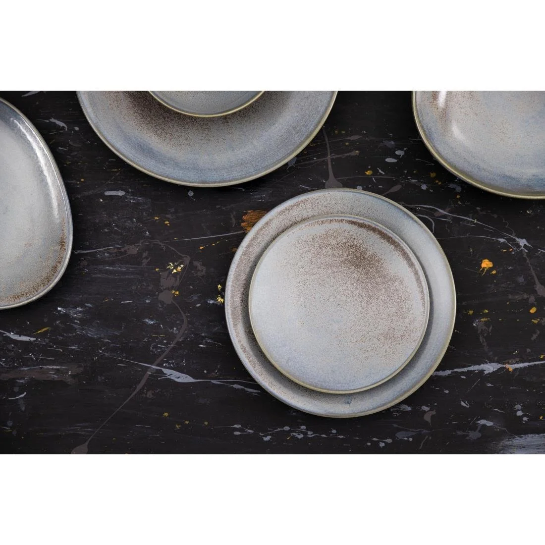 Olympia Ember Blue Coupe Plates 180mm (6 Pack) - Image 9
