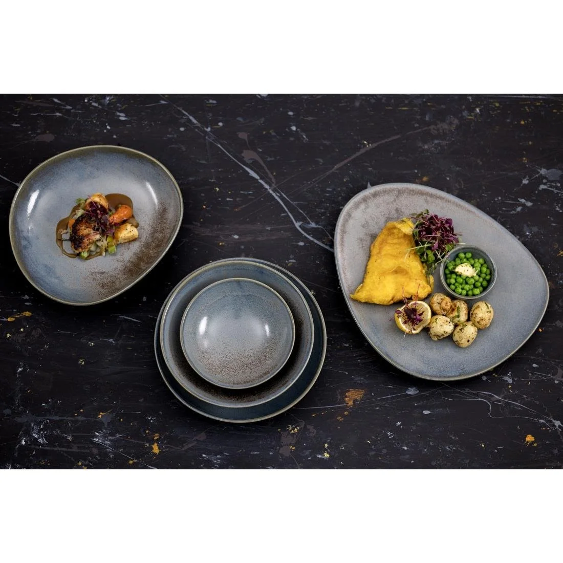 Olympia Ember Coupe Bowls Blue 200mm (4 Pack) - Image 16