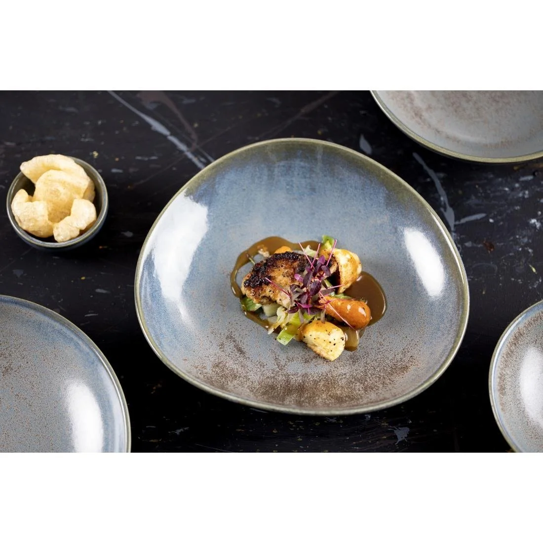 Olympia Ember Coupe Bowls Blue 200mm (4 Pack) - Image 18