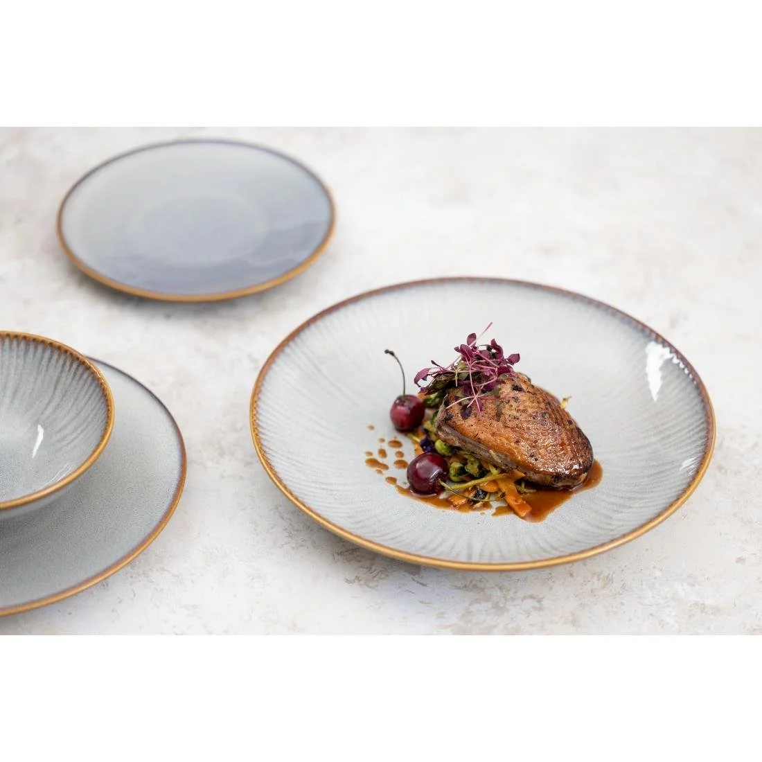 Olympia Drift Plain Coupe Plates 280mm (4 Pack) - Image 11