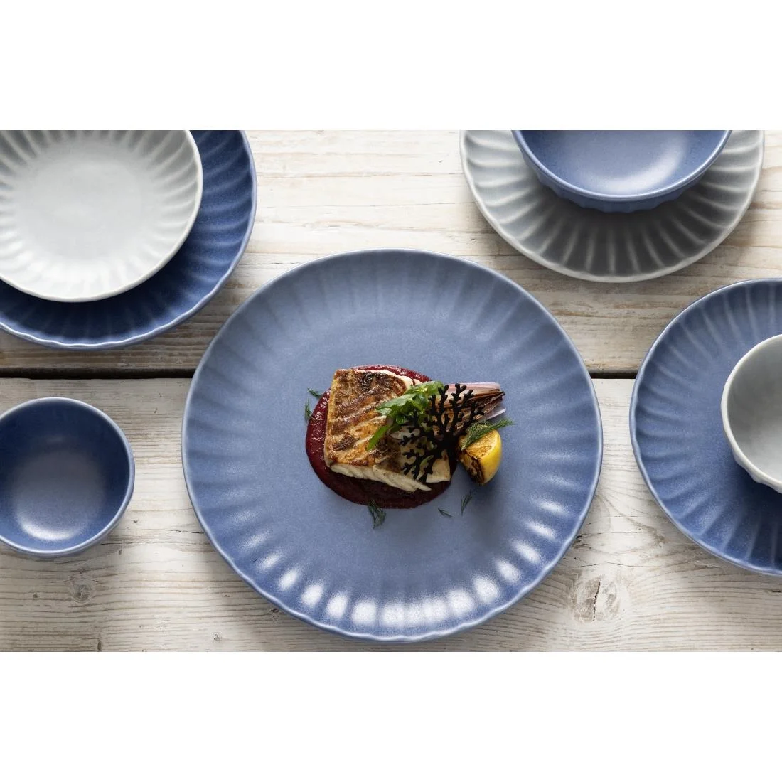 Olympia Corallite Coupe Bowls Concrete Grey 160mm (6 Pack) - Image 11