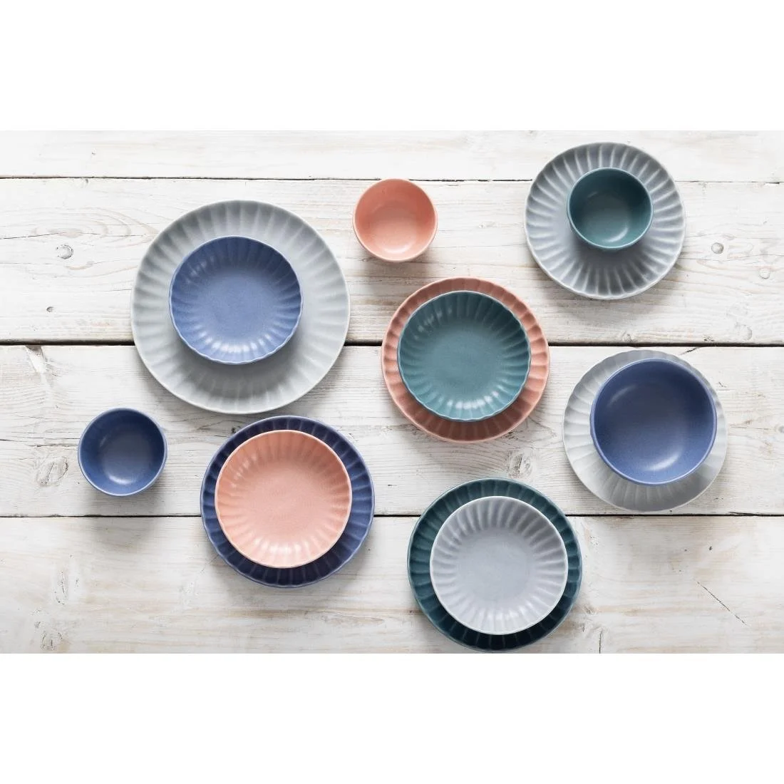 Olympia Corallite Deep Bowls Peach 150mm (6 Pack) - Image 2