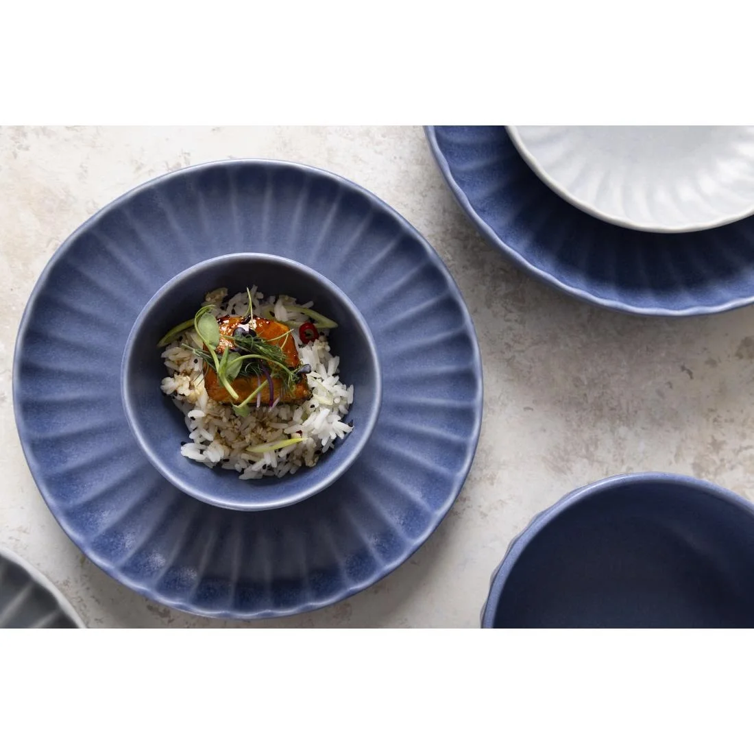 Olympia Corallite Plates Blue 205mm (6 Pack) - Image 11