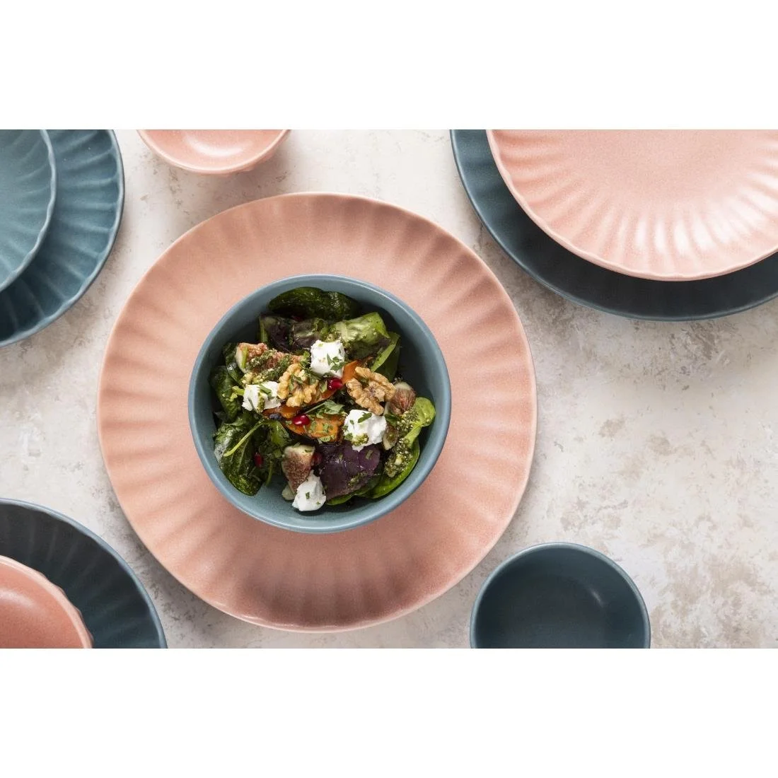 Olympia Corallite Plates Peach 280mm (6 Pack) - Image 2