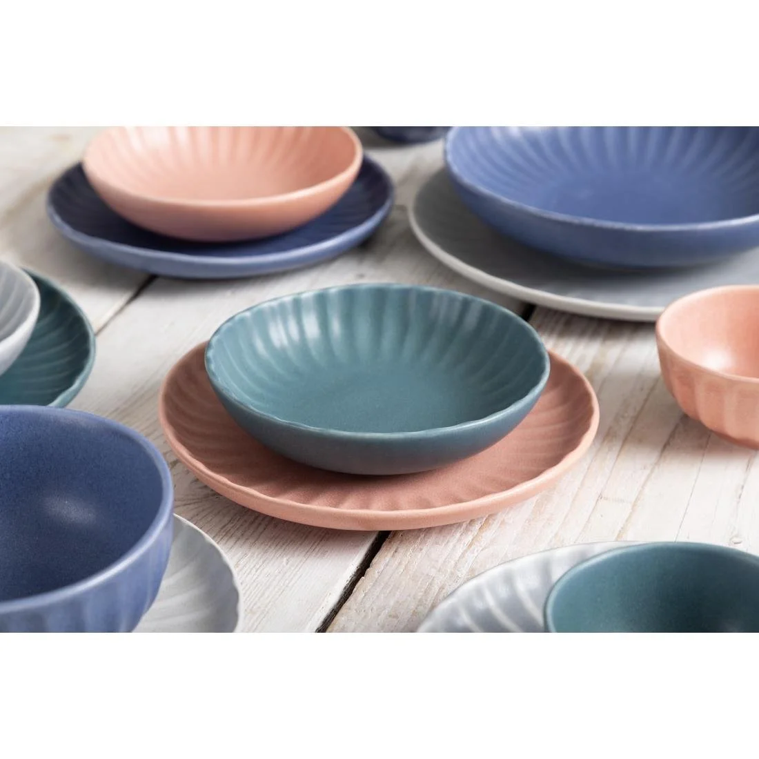 Olympia Corallite Plates Peach 205mm (6 Pack) - Image 2