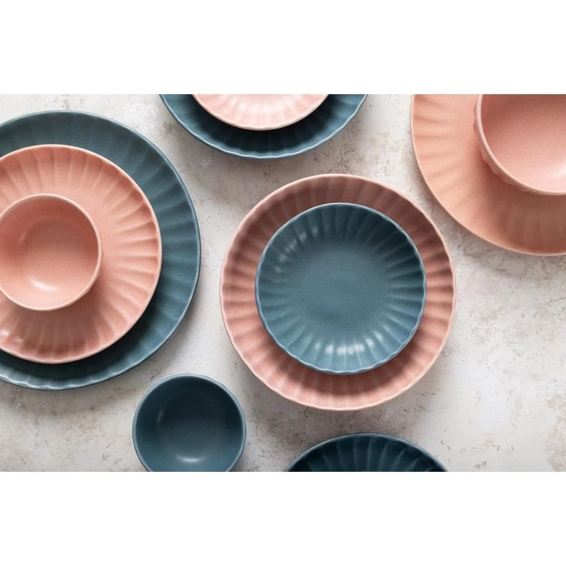 Olympia Corallite Coupe Bowls Peach 220mm (6 Pack) - Image 2