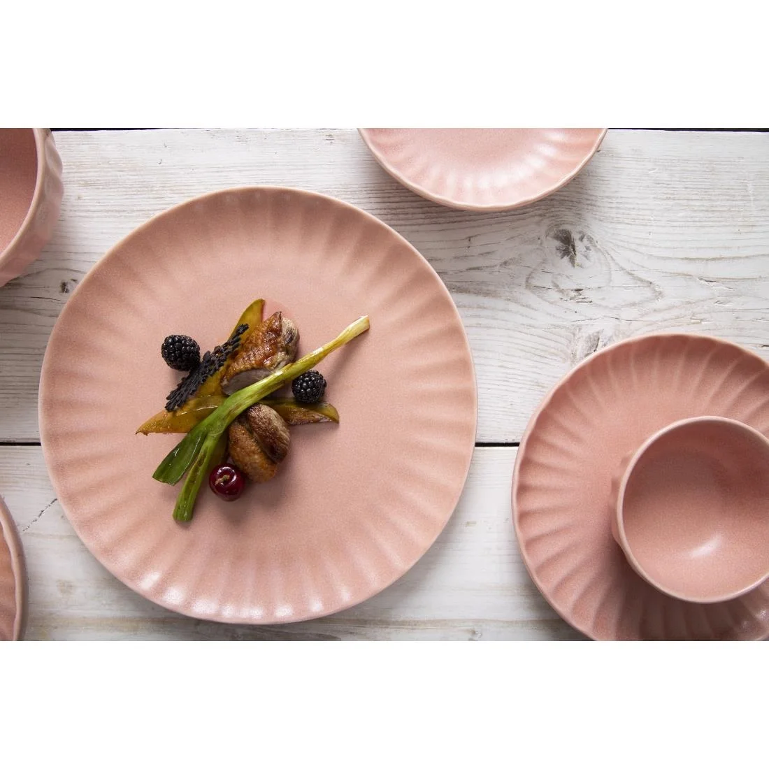 Olympia Corallite Plates Peach 280mm (6 Pack) - Image 12