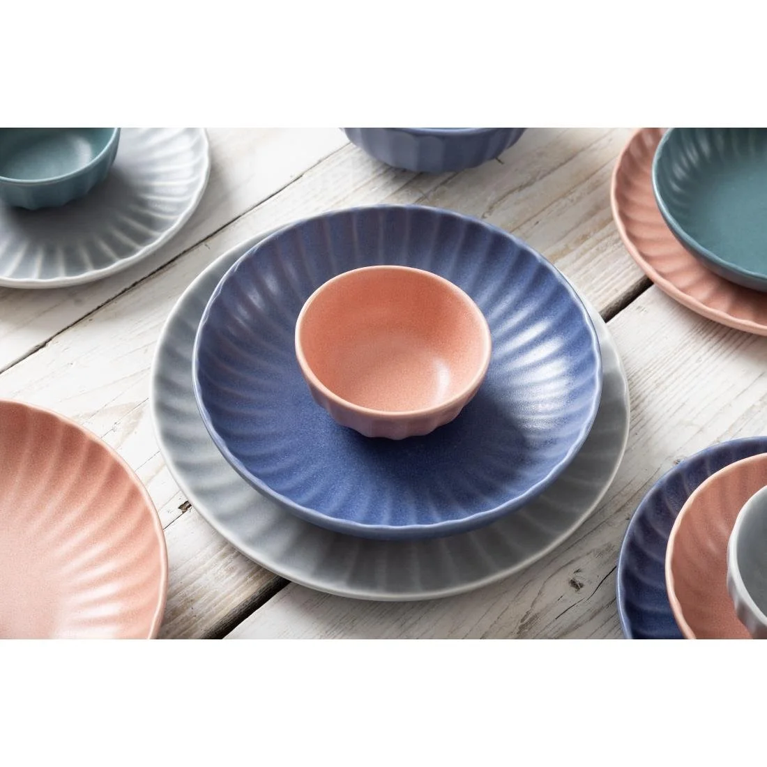Olympia Corallite Deep Bowls Peach 105mm (12 Pack) - Image 9