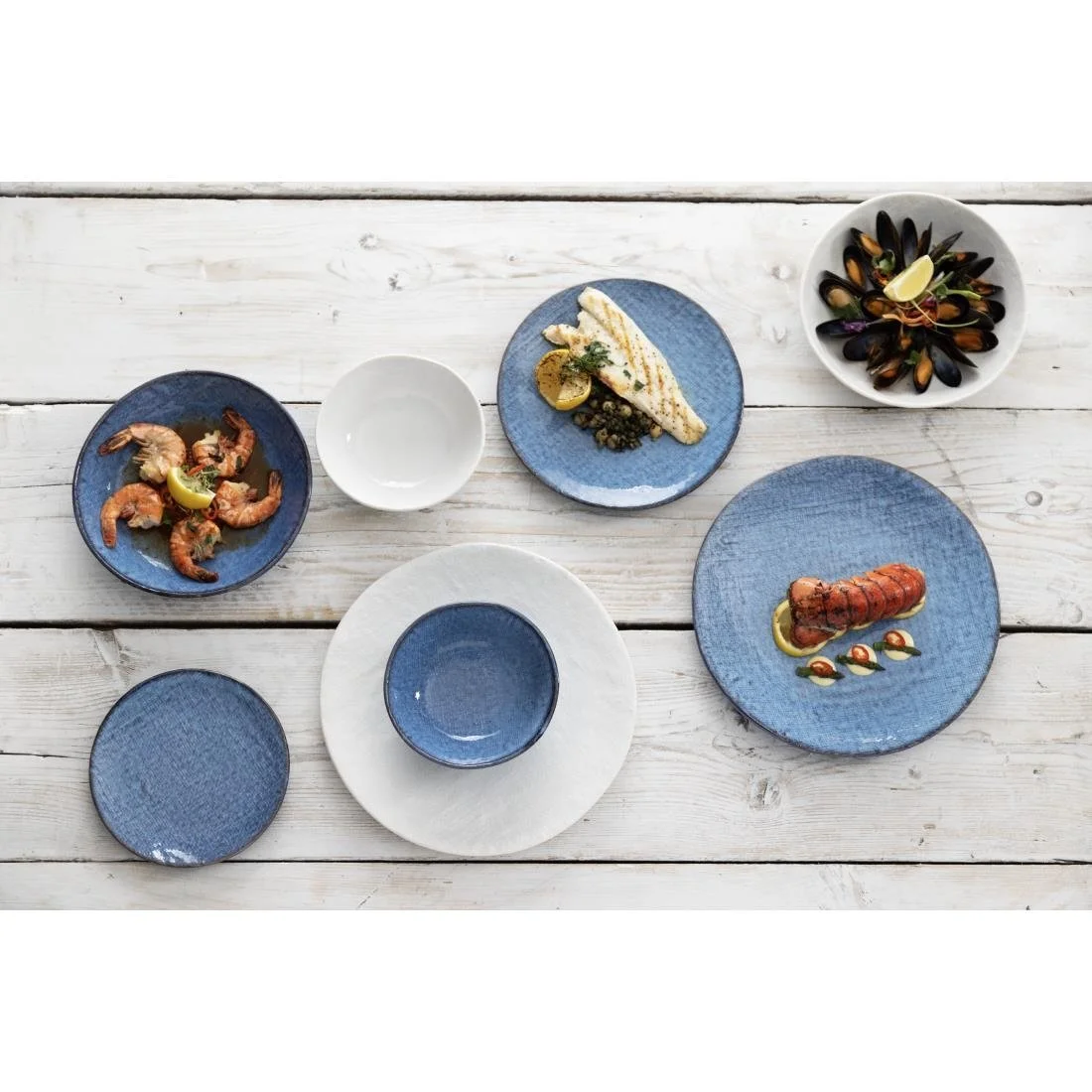 Olympia Denim Coupe Plates Blue 180mm (6 Pack) - Image 9